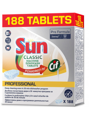 101105836 Sun Cif Classic Tabs 188 pcs